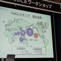 FeliCaチップの累計出荷台数は2億個を突破