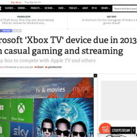 マイクロソフト、新型機「Xbox TV」を2013年リリースか 画像
