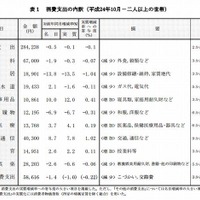 消費支出の内訳