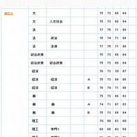 5段階判定による偏差値（慶應義塾大学）