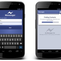 Android版「Facebookメッセンジャー」アプリ、アカウントなしでも利用可能に 画像