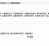 2012年年3月1日時点で公募により選任された教育委員または教育長が在任している教育委員会