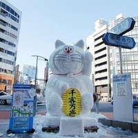 東京に巨大雪だるま　1月19-20日 画像