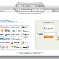 赤十字社のWebサイトを悪用し、Googleパスワードを盗み出すフィッシング攻撃 画像