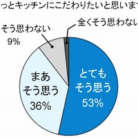 もっとキッチンにこだわりたいと思いますか？