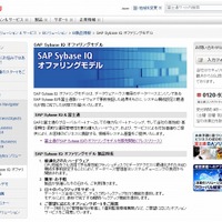 SAP Sybase IQオファリングモデル紹介サイト