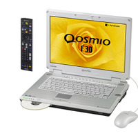 Qosmio F30/83C。メモリを高速化し、HDD容量を拡大、Vista Home Premiumが採用されたが、デザインの変更はない