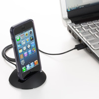 Lightning コネクタに対応したiPhone 5専用Dock型スタンド「Dockスタンド for iPhone（L）」