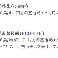 CoMPおよびECO-LTEの詳細