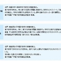 東大入試数学解答速報講義・講師陣