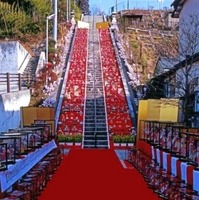 百段階段でひなまつり開催　3月3日、茨城県大子町 画像