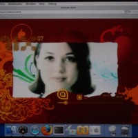 映像アプリケーションのデモ。Mac OS上で動作している