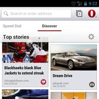 Opera for Android、Discover