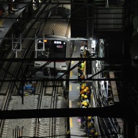 東横線渋谷-代官山間の地下化切替工事（代官山）