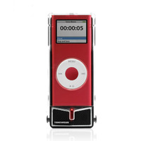 TUNEWEAR Stereo Sound Recorder for iPod nano（iPod nanoとの接続例）