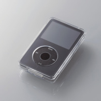 第5世代iPod 80GB/60GB用クリアケース装着例（iPodは別売）