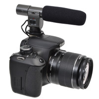 動画撮影時の録音性能を向上、一眼デジカメやビデオカメラで使える外付けマイク 画像