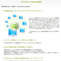Dr.Web CureNet!の特徴
