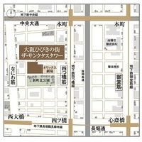 大阪ひびきの街 ザ・サンクタスタワー地図