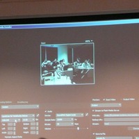 Flash Media Encorderの操作画面。画面上のメニューをマウス操作することで、細かい設定も簡単に変更することができる