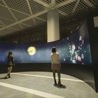 成田空港×チームラボ、参加型アート作品をデジタルサイネージで展開 画像