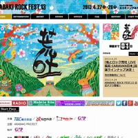 「ARABAKI ROCK FEST．13」トップページ