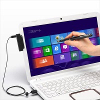 ディスプレイがタッチ非対応のWindows 8搭載パソコンで疑似的にペン入力できるタッチペン 画像