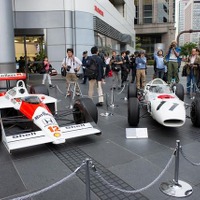 ホンダF1復帰発表、本社前のようす