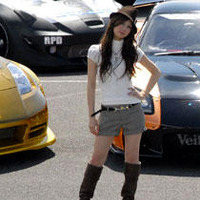 『ワイルド・スピードX3 TOKYO DRIFT』ドリフト・デモンストレーション＆北川景子、土屋圭市記者会見サブ１