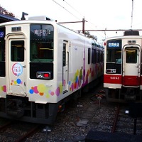 東武日光で並ぶ634型と6050系