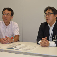 奥田章人氏（左）と堀部雅夫氏（右）