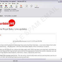 英王室ロイヤルベビー誕生に便乗したスパムメール攻撃が急拡大 画像