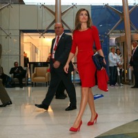 IOC総会に現れたスペインの王太子妃、レティシア・オルティス　(C) Getty Images
