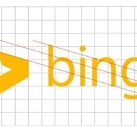 新しい「Bing」ロゴのグリッド