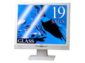 ロジテック、液晶パネルを保護するガラス製フィルタ搭載の19型ディスプレイ 画像