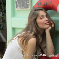 「rag & bone / JEAN」広告に参加したフランス人モデルのマリー・アンジュ・カスタ