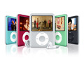 アップル、ビデオ再生機能を搭載した新デザインの第3世代iPod nano 画像