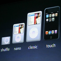 iPodシリーズの新ラインアップ