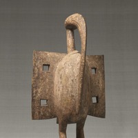 サイチョウ（カラオ）　セヌフォ族　コートジボワール　20世紀　高102.0cm