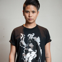 ディレクターの稲木ジョージさん。ASVOFF TOKYO 2013のスペシャルTシャツを着用