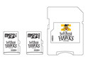 グリーンハウス、福岡ソフトバンクホークスのロゴをプリントしたmicroSDカード 画像