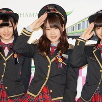 AKB48チーム神奈川が発足…JRの新型車導入をアピール 画像