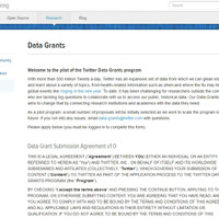 Twitter、研究機関にデータを提供するプロジェクト「Data Grants」開始 画像