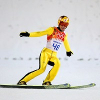 ソチ冬季オリンピック、葛西紀明選手（2月15日）　(c) Getty Images