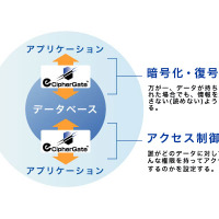 暗号化データベースのイメージ