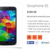 「Goophone S5」製品ページ