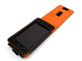 レイ・アウト、iPod touch用本革レザージャケット——カラーはブラックとシルバー 画像