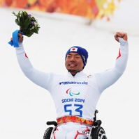 ソチ冬季パラリンピック、アルペンスキー男子スーパー大回転座位、狩野亮選手　(c) Getty Images