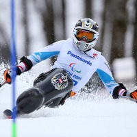 ソチ冬季パラリンピック、アルペンスキー男子回転座位、ローマン・ラーブル選手　(c) Getty Images