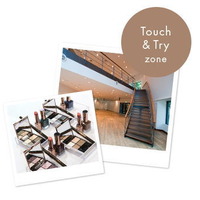「Touch＆Try zone」